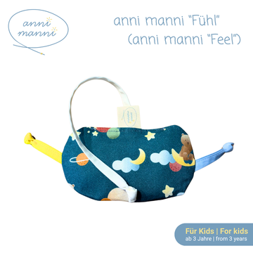 anni manni - „Fühl“ - Beruhigungsbändchen aus 100% Baumwolle